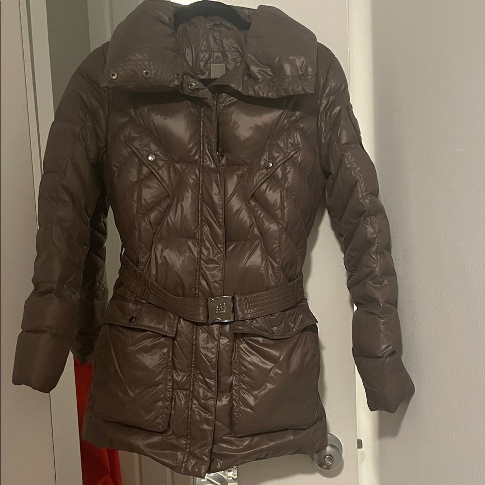 Add Down Chocolate Puffer Jacket